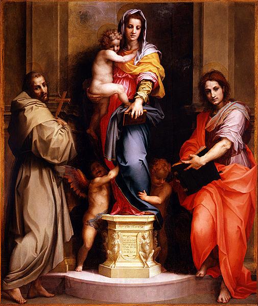 Andrea del Sarto Madonna of the Harpies France oil painting art